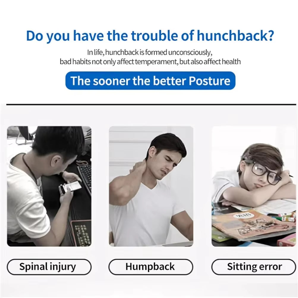 Posture Corrector for Men and Women, Adjustable Full Back Brace Support Shoulder Straightener for Improving Posture, Back Relief