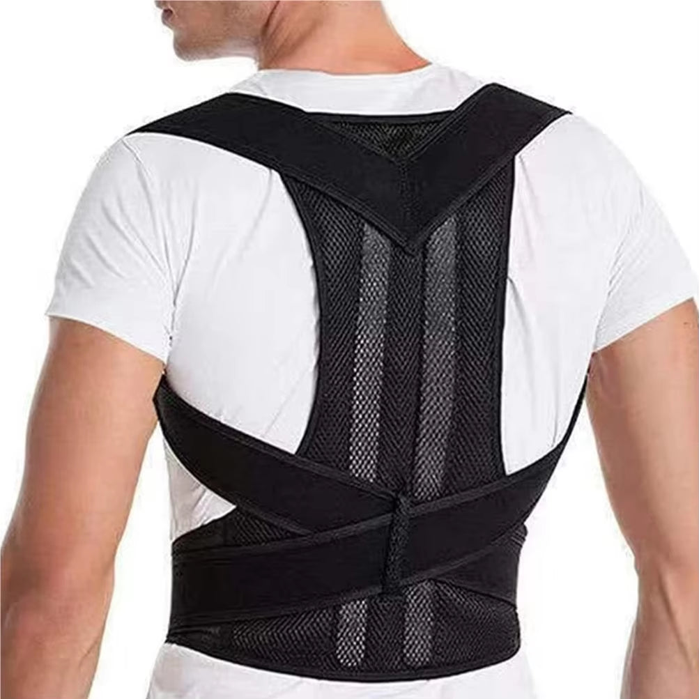 Posture Corrector for Men and Women, Adjustable Full Back Brace Support Shoulder Straightener for Improving Posture, Back Relief