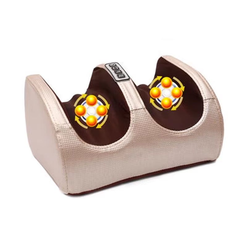 Electric Foot Massager Hot Compression Deep Kneading Roller Calf Muscle Helping Relieve Foot Pressure Care Body Massage Machines